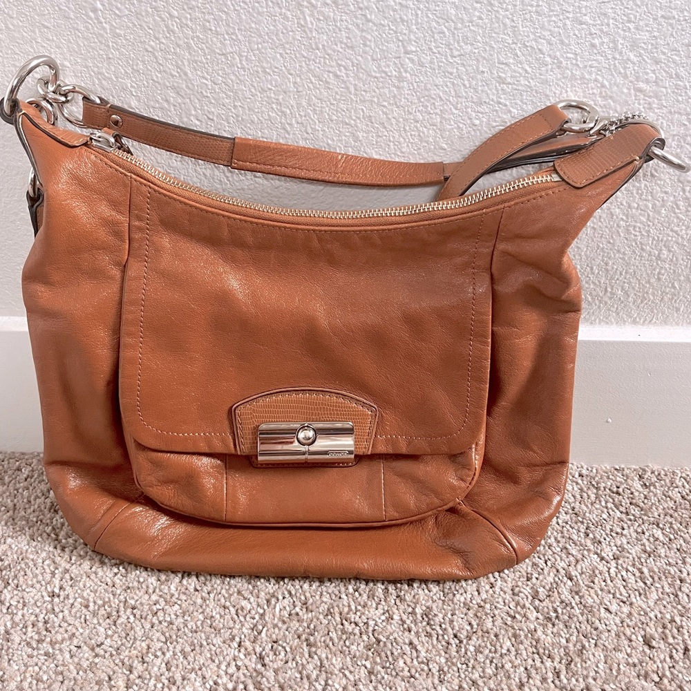 COPY - Coach Kristin Brown Camel Color Crossbody